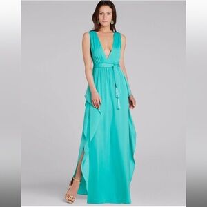 BCBG MaxAzria Deep Plunge Dress